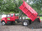 Delivery Trucks of Topsoil, Gravel, Mulch in Long Island, NY